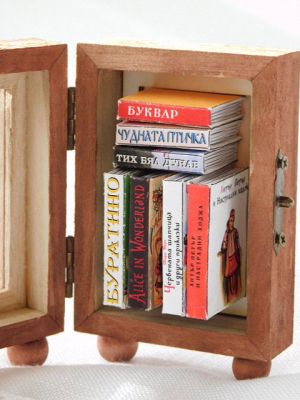 Миниатюра - Библиотека с книги