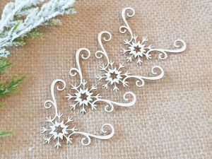 Ъгъл Снежинка - 4 бр.