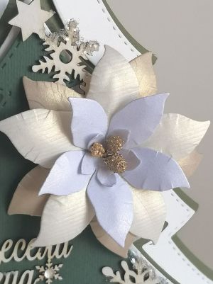 Картичка Swing Зелена елха - 14.00 х 13.00  см