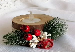 Свещник с декорация - 4,00 х 8,00 см