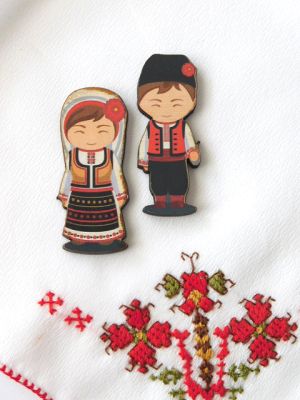 Момък и мома - 2 бр.