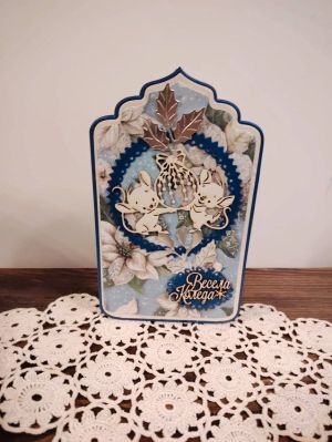 Две мишлета с коледна толка - 1 бр.