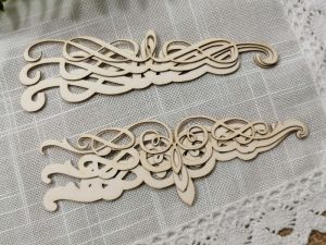 Многопластов Орнамент 3D - 12,50 х 3,00 см и 12,50 х 2,00 см - 2 бр.