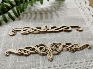 Многопластов Орнамент 3D - 12,50 х 3,00 см и 12,50 х 2,00 см - 2 бр.