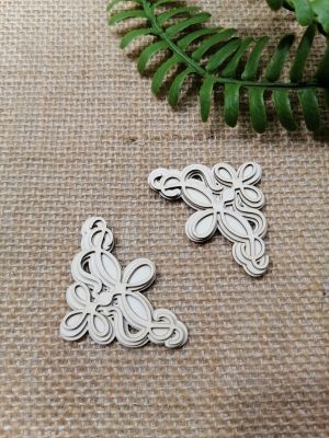 Многопластов 3D Ъгъл - 4,50 х 4,50 см - 2 бр.