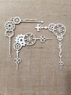 Голям Ъгъл - Зъбни колела и вериги- 9,00 х 10,50 см - 3 бр.