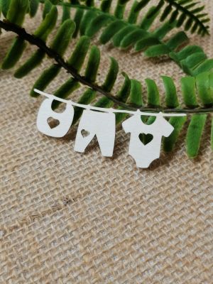 Бебешки истории - Дрешки - 2,20 х 6,50  см - 5 бр.