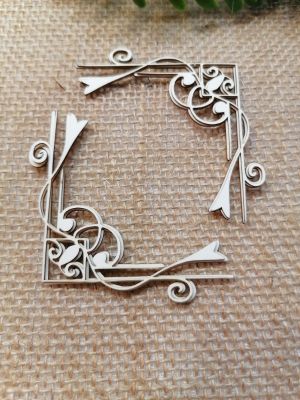 Многопластов 3D Ъгъл - 5,50 х 5,50 см - 2 бр.