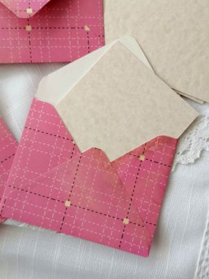 Комплект пликове с вложки - Каре - 8,50 х 10,50 см - 4 бр.