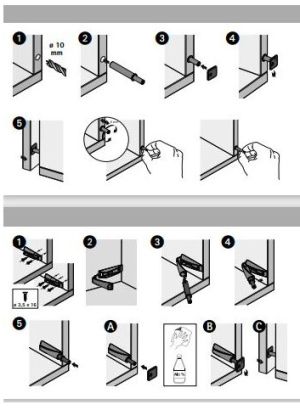 Магнитен Пуш бутон за отваряне - 2 бр.