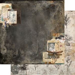 Комплект дизайнерска хартия - In Silence - 12 листа