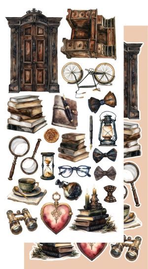 Комплект дизайнерска хартия - Behind Closed Doors - 6 листа