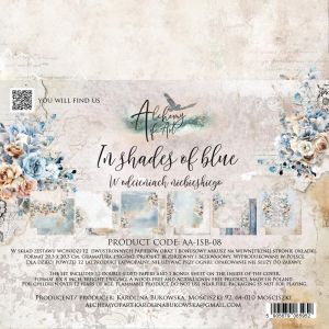 Комплект дизайнерска хартия - In Shades Of Blue - 12 листа