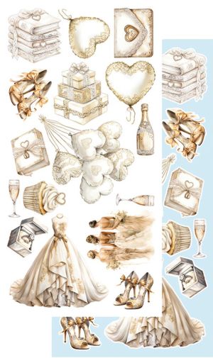 Комплект дизайнерска хартия - In Shades Of Blue - 6 листа