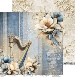 Комплект дизайнерска хартия - Melody Of My Soul - 6 листа