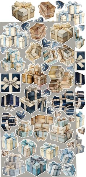 Комплект дизайнерска хартия с елементи за изрязване - Melody Of My Soul EXTRA MIX - 18 листа