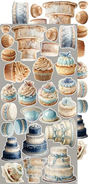 Комплект дизайнерска хартия с елементи за изрязване - Melody Of My Soul EXTRA MIX - 18 листа