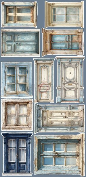 Комплект дизайнерска хартия с елементи за изрязване - Melody Of My Soul EXTRA MIX - 18 листа