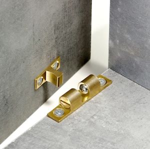 Съчмен Шнапер за врата месинг - 50 х 10 мм - 2 бр.