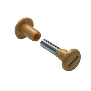 Свързващ винт M6, 45-54 мм, бежов, 10 броя