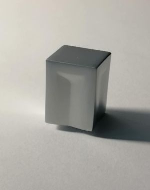 Дръжка - Сребристо сива цинкова сплав никелирана мат - 17 х17 х 24 мм