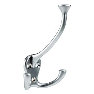 Закачалка - Сребриста матирана цинковса сплав - 70 x 110 x 66 мм