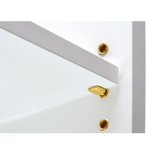 Рафтоносач - Златист - стомана, месингово покритие- ø 8 мм - 20 бр.