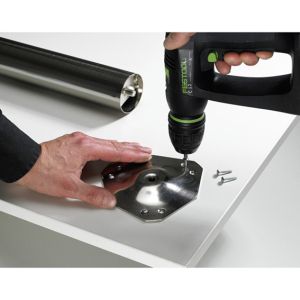 Крак за маса- Сив Стомана - 700 - 730 x Ø 60 мм, 