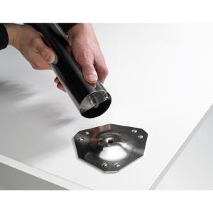 Крак за маса - Инокс Стомана - 700 - 730 x Ø 60 мм, 