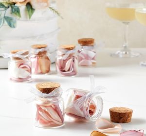 Стъклено бурканче с коркова тапа - Ø 6,50 см. х 6,00 см - 100 мл.