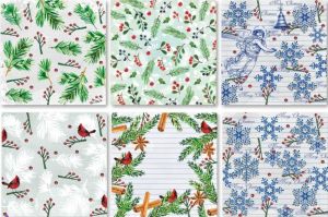 Комплект дизайнерска хартия - It's a Christmas Time - 18 листа