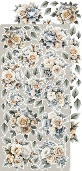 Комплект дизайнерска хартия с елементи за изрязване - Lifetime Loving You EXTRAS MIX - 18 листа