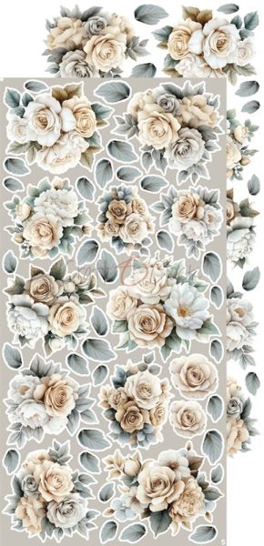 Комплект дизайнерска хартия с елементи за изрязване - Lifetime Loving You EXTRAS MIX - 18 листа