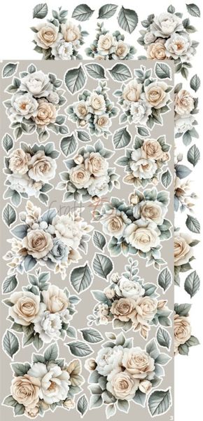 Комплект дизайнерска хартия с елементи за изрязване - Lifetime Loving You EXTRAS MIX - 18 листа