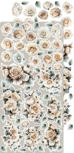 Комплект дизайнерска хартия с елементи за изрязване - Lifetime Loving You EXTRAS MIX - 18 листа