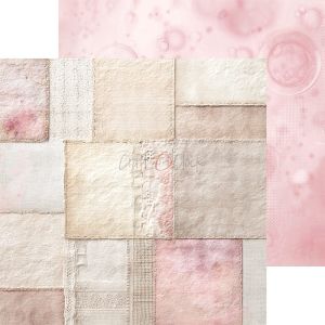 Комплект дизайнерска хартия - Baby Girl Universe MIX - 24 листа