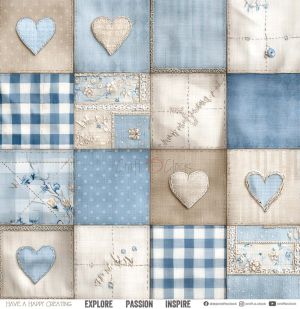 Комплект дизайнерска хартия - Baby Boy Universe MIX - 24 листа