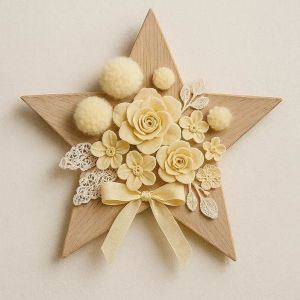 Пано за декорация от шперплат - Звезда - 20,00 см