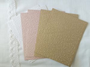 Перлени заготовки за картички с релеф - Dream - 6 бр.