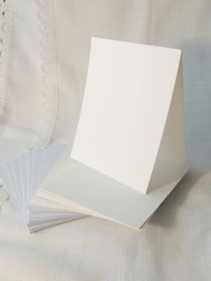 Заготовки за картички - Olin White  and Cream - 20 бр.