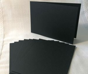 Заготовки за картички - Just Black - 8 бр.