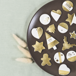 Шлак метал - Злато- 14.00  х 14.00 см. - 25 листи