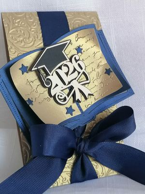 Перлени Релефни заготовки за картички - За неговото завършване - 8 бр.