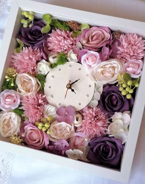 Бяла 3D дълбока Рамка със стъкло - 27,00 х 27,00 х 6,00 см