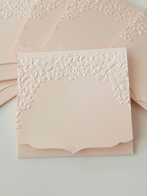 Перлени Релефни заготовки за картички - Coral - 1бр.