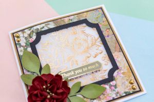 Комплект дизайнерски паус с металиков печат - Heirloom Patterns - 24 листа