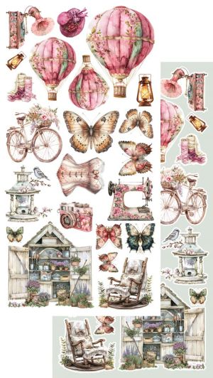 Комплект дизайнерска хартия - Natural Beauty - 6 листа