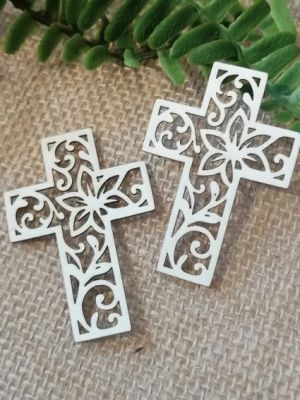 Кръст с флорални мотиви - 2 бр.