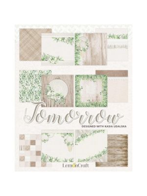 Комплект дизайнерска хартия - TOMORROW - 24 листа