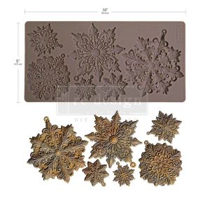 Силиконов молд - Frosted Snowflake Wonders - 12,7 x 25,40 см